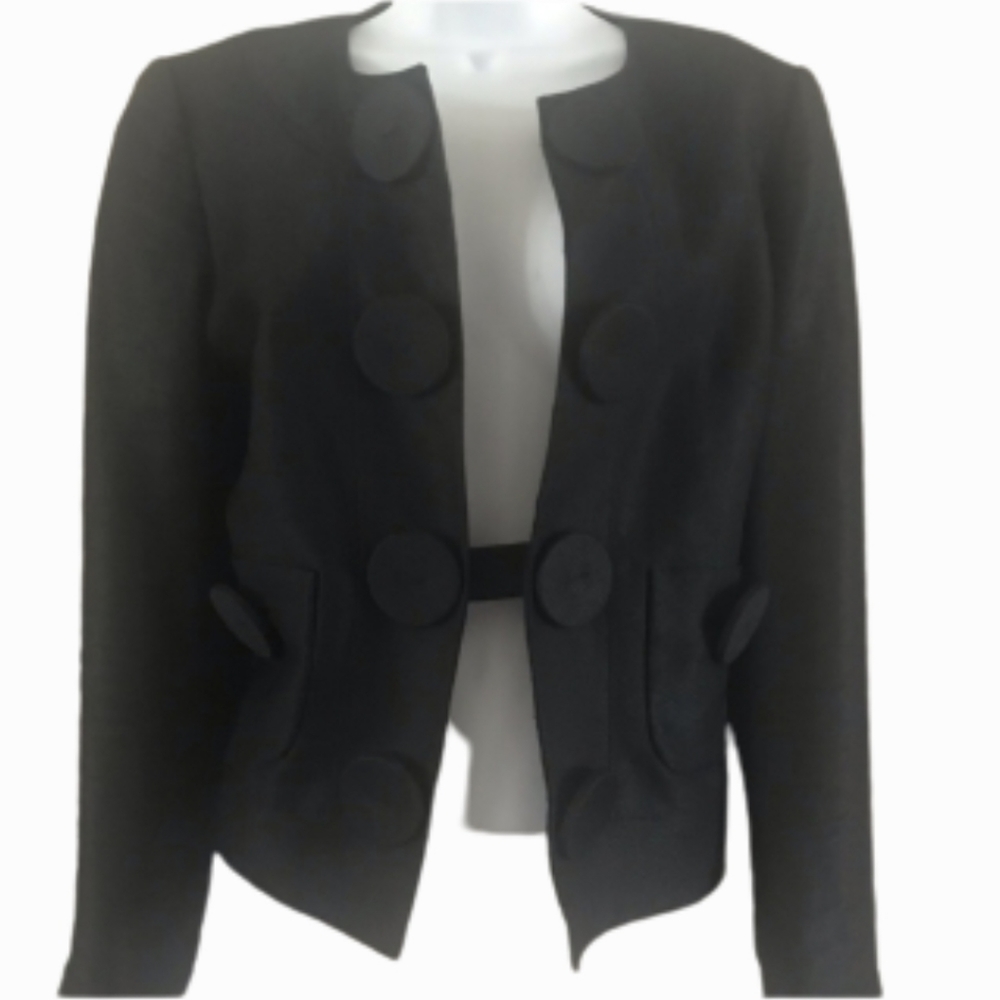 ETCETERA Linen Blend Jacket Oversized Batton